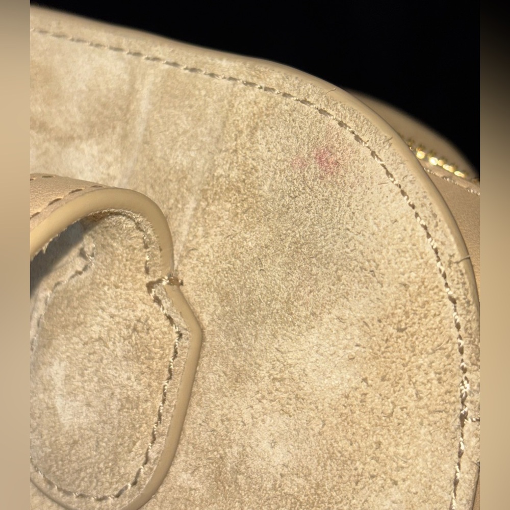 J.Crew Small Berkeley Top Handle Suede and Leather Bag Light Khaki CH242 - Picture 14 of 16